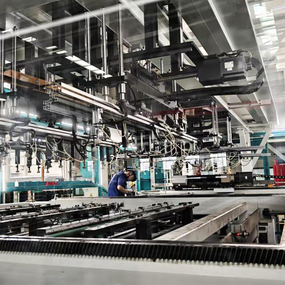 Línea de apilamiento de núcleos de transformadores sin conexión LXD-260-2