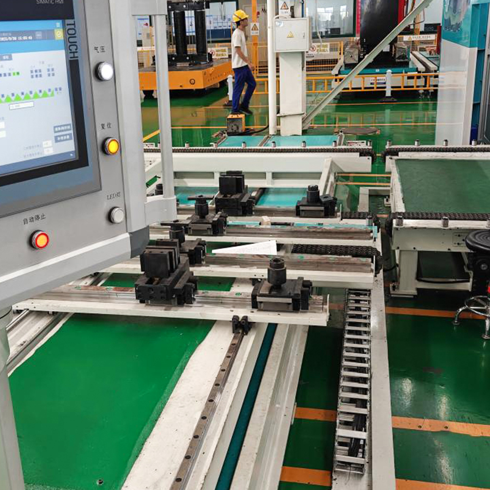 Línea de producción de apilamiento automático de núcleos de transformadores en línea ZXD-440